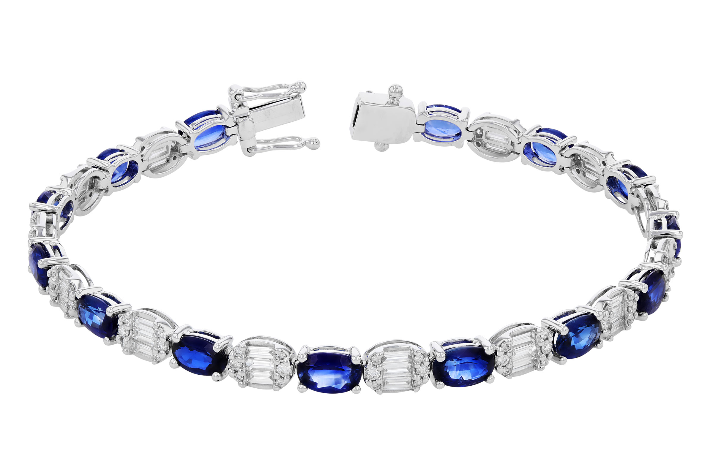 L330-19628: BRACELET 7.28 TW SAPPHIRE 8.98 TGW (7")