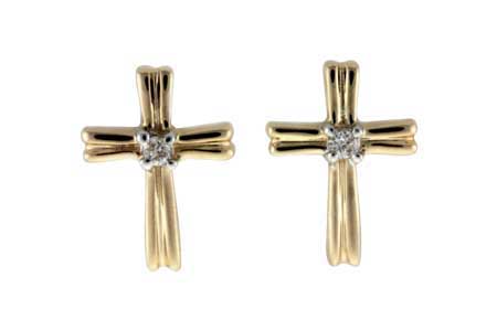M054-80491: EARRINGS .03 TW