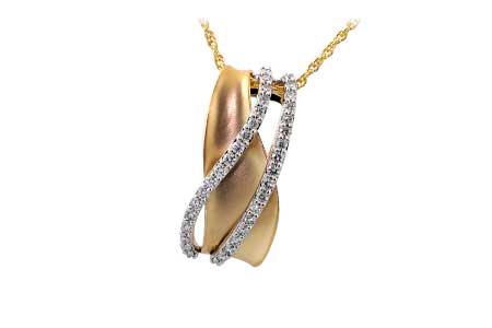 M238-40491: NECKLACE .28 TW