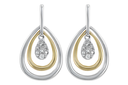 M238-40537: EARRINGS .06 TW