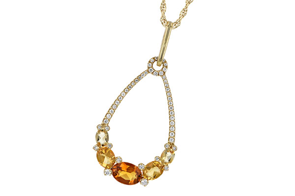 M242-95064: NECK 1.29 CITRINE 1.49 TGW