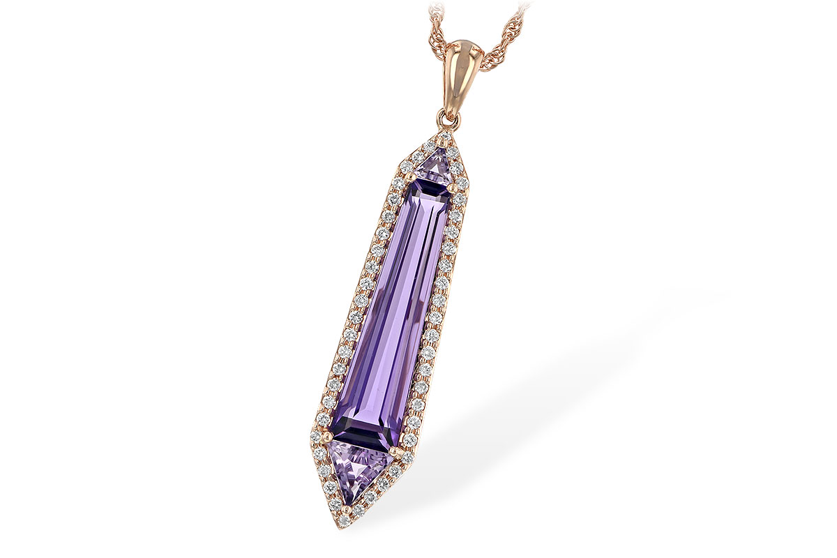 M243-83264: NECK 2.62 AMETHYST 2.85 TGW