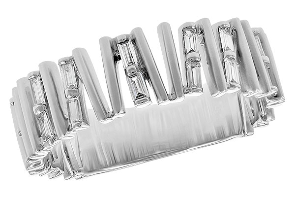 M244-77737: LDS DIA WED RG .24 TW BAGUETTES