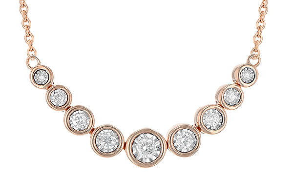 M244-77746: NECKLACE .25 TW (18")