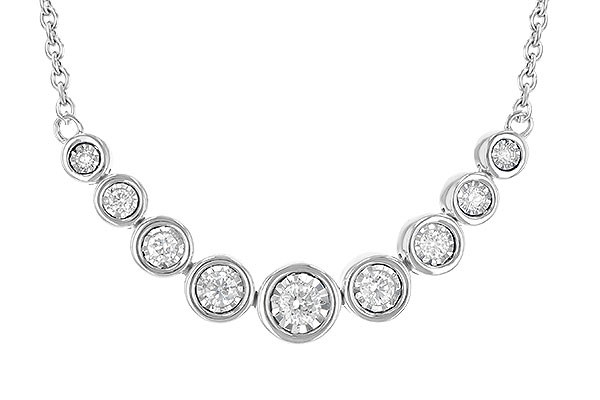 M244-77746: NECKLACE .25 TW (18")