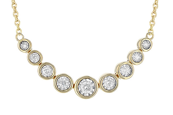 M244-77746: NECKLACE .25 TW (18")