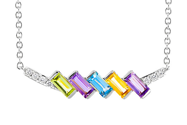 M327-53237: NECK .53 SEMI-PRECIOUS .58 TGW