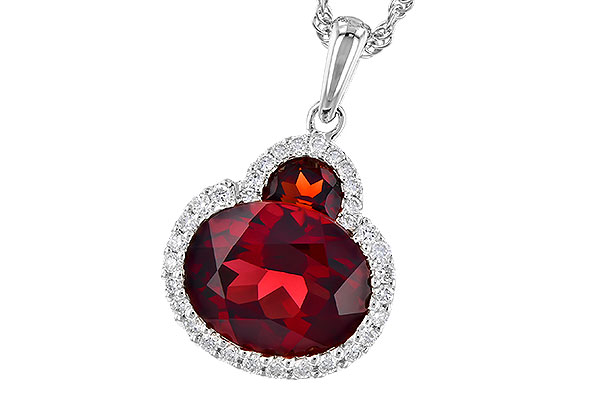 M327-53255: NECK 3.02 TW GARNET 3.16 TGW