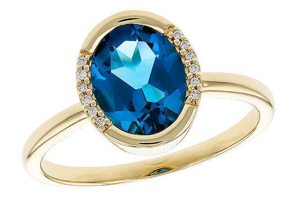 M328-40519: LDS RG 1.90 TW LONDON BLUE TOPAZ 1.93 TGW(9x7 LBT)