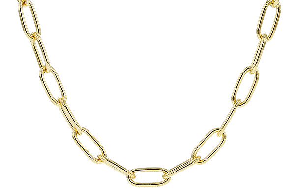 M328-42328: PAPERCLIP SM (18IN, 2.40MM, 14KT, LOBSTER CLASP)