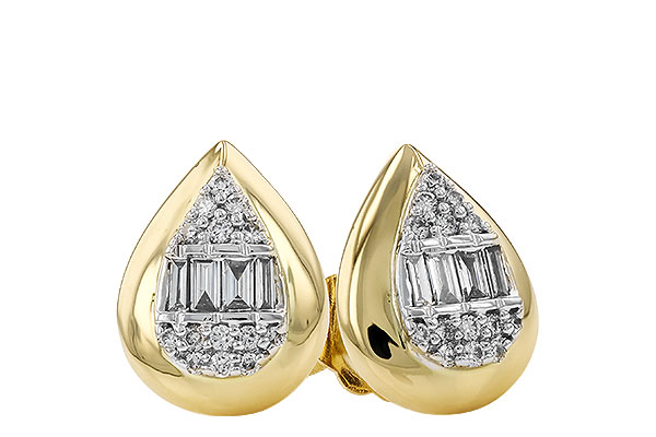 M328-45019: EARRINGS .09 BAG .18 TW