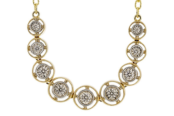 M329-27737: NECKLACE .50 TW (18")