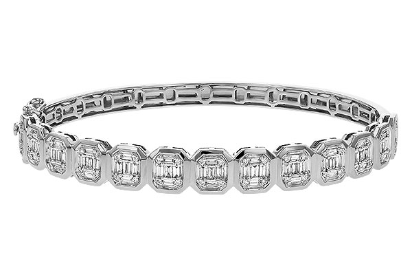 M329-27791: BANGLE .81 TW BAGUETTE 1.00 TW