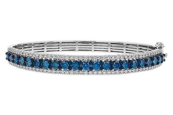 M329-32328: BANGLE 4.05 BLUE DIAS 5.50 TW