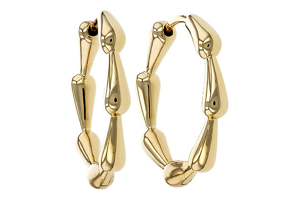 M329-33228: GOLD EARRINGS (21MM)