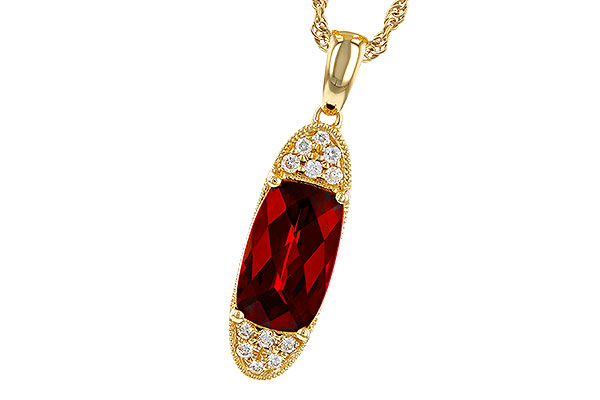 M329-34100: NECK 2.45 GARNET 2.55 TGW