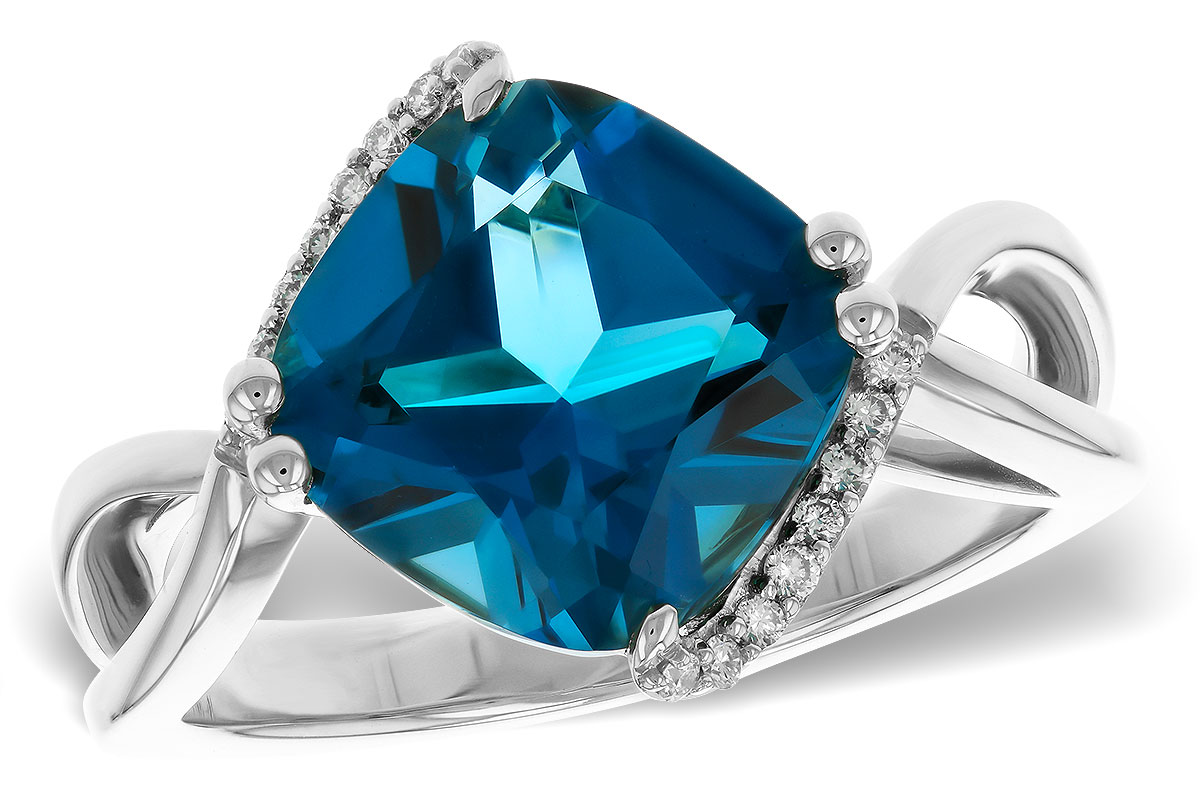 M329-34137: LDS RG 4.42 LONDON BLUE TOPAZ 4.50 TGW (10MM LBT)