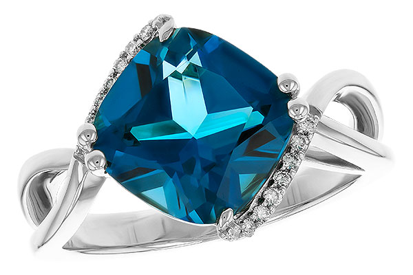 M329-34137: LDS RG 4.42 LONDON BLUE TOPAZ 4.50 TGW (10MM LBT)