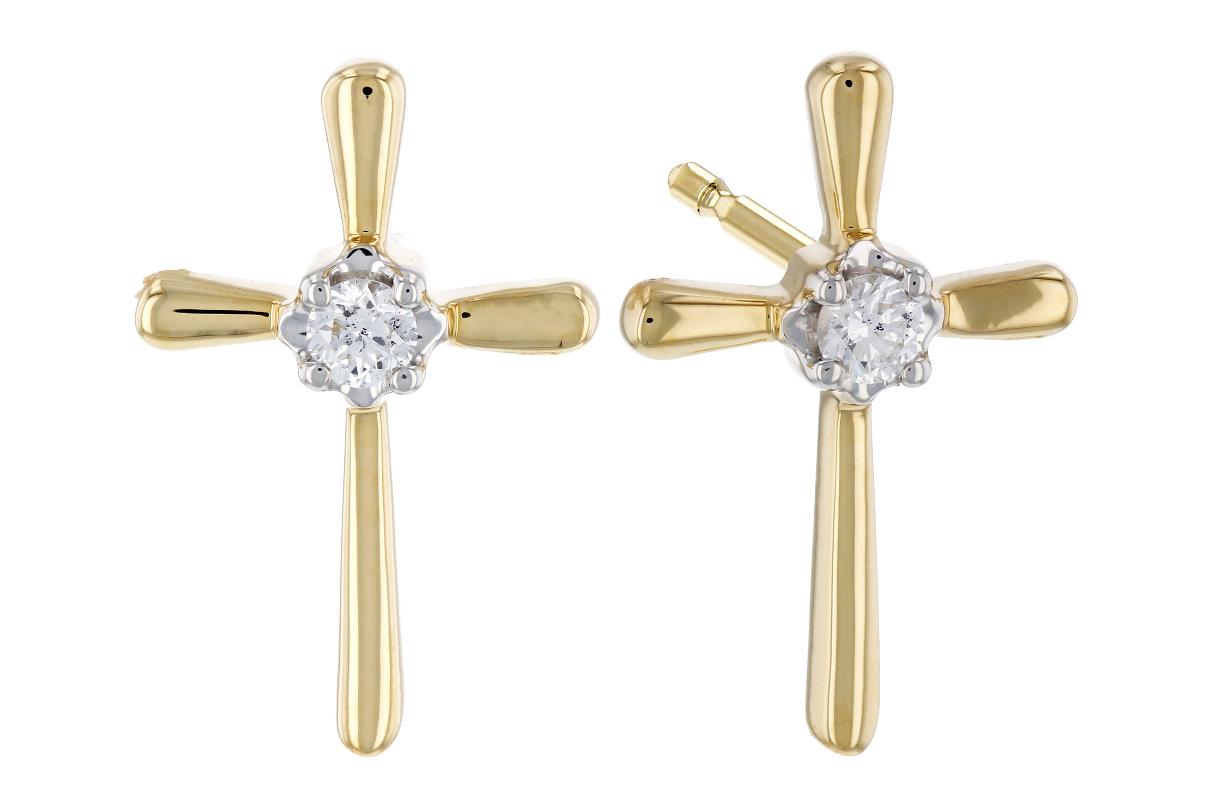 M330-19573: EARRINGS .04 TW